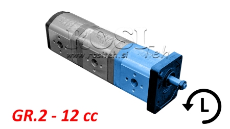POMPA HYDRAULICZNA 20A12X067 PRZEDNI GR.2 12 CC LEWY