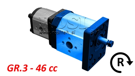 POMPA HYDRAULICZNA 30C46X198 PIERWSZA GR.3 GR.2 46 CC PRAWA