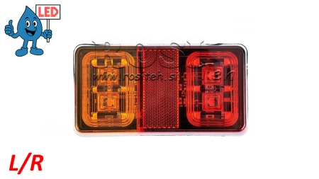 LUZ TRASERA LED 3 FUNCIONES 12V-24V COMBINADA