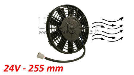 VENTILATEUR AXIAL 255MM ASPIRANT 24V