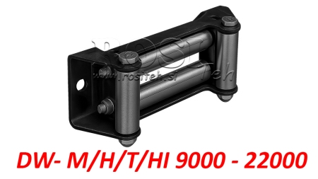 GUÍA RODANTE PARA CABLE DE ACERO DWM, DWH, DWT, DWHI 9000-22000