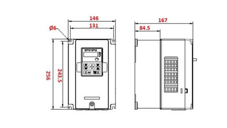 PRZETWORNIK CZĘSTOTLIWOŚCI- INWERTOR 3Fazy 4kW GD20-004G-4-EU