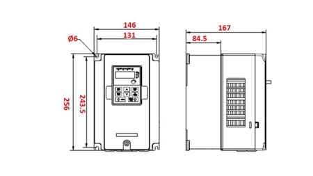 PRZETWORNIK CZĘSTOTLIWOŚCI- INWERTOR 3Fazy 5.5kW GD20-5R5G-4-EU