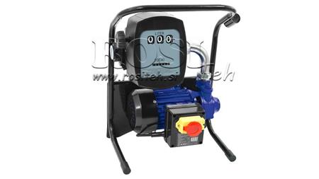 DIESELBRÄNSLEPUMP 600W 40 l/min MED MÄTARE OCH UTTAGSPISTOL