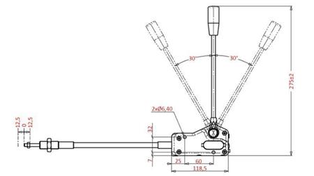 JOYSTICK 1 ASENTO KÄRRYN NOSTURILLE
