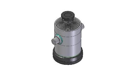 1061S -CYLINDER TELESKOPOWY STANDARDOWY/KULOWY 10 ETAPÓW RUCHU 6295 ŚREDNICA 300