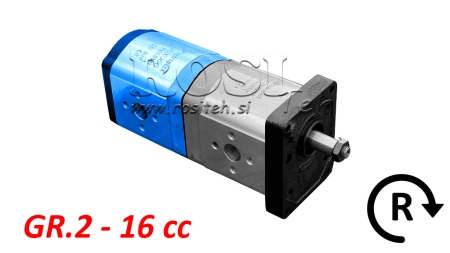 POMPA HYDRAULICZNA 20C16X066 TYŁ GR.2 16 CC PRAWA