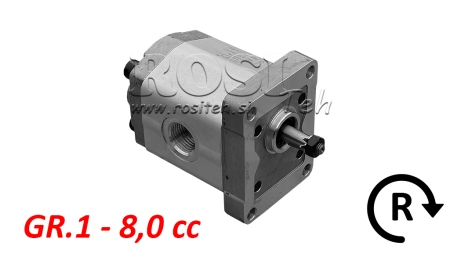 POMPA HYDRAULICZNA GR.1 8.0 CC PRAWA - GWINT