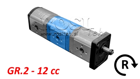 BOMBA HIDRÁULICA 20C12X156 MEDIO GR.2 12 CC DERECHA