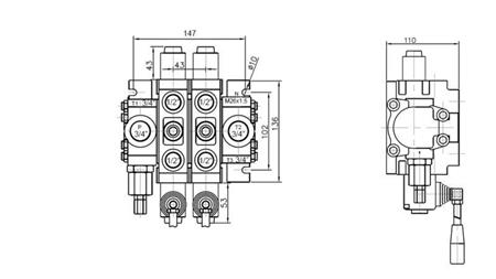 ZAWÓR HYDRAULICZNY 2xPC70