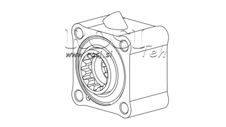 BOMBA HIDRÁULICA - ZF1 ALUMINIO
