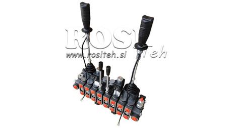HYDRAULINEN VENTTIILI HIAB 8xPC70 2x JOYSTICK - SÄHKÖOHJAUS 12V