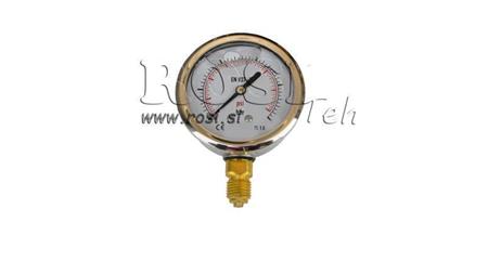 MANOMETR DN63 WERTYKALNY 0 - 12 BAR - 1/4