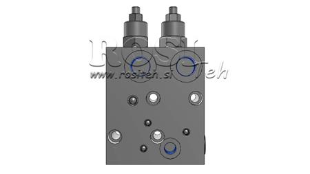 VÁLVULA PARA FRENOS HIDRÁULICOS DEL MOTOR HIDRÁULICO KPBR-250/1/D