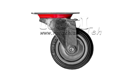 ROUE 75mm AVEC BASE PIVOTANTE