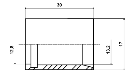 ZACISK DO WĘŻA PTFE SAE100 DN8 (5/16)