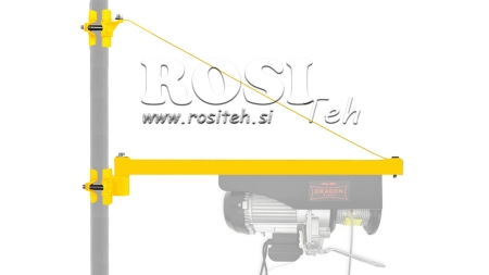 RAMIĘ OBROTOWE DO WCIĄGARKI ELEKTRYCZNEJ DWI 750 mm 1000 kg