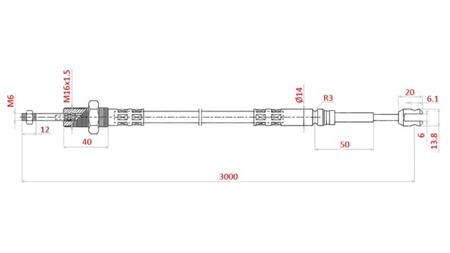 FLET L=3000 - gafler