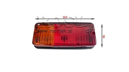 TYŁ LEWY PROSTOKĄTNY LAMPY 3 POZYCJE