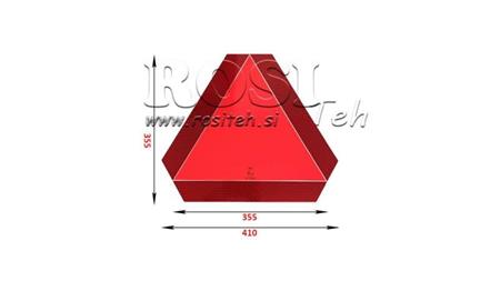 ALU TRIANGEL OSTRZEGAWCZY wymiary 365x365mm