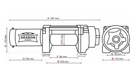 12 V SÄHKÖVINSSI DWH 4500 HD - 2041 kg - SYNTEETTINEN KÖYSI
