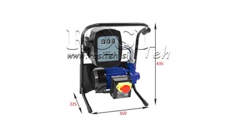 DIESELBRÄNSLEPUMP 600W 40 l/min MED MÄTARE OCH UTTAGSPISTOL