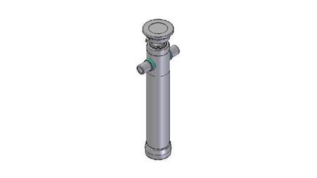 2024S -STANDARDOWY CYLINDER TELESKOPOWY/KULKA 2 ETAPY SKOKU 795 ŚREDNICA 80