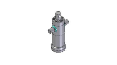 2032F -STANDARDOWY CYLINDER TELESKOPOWY/OTWÓR 3 ETAPY SKOKU 593 ŚREDNICA 95