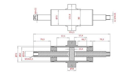 OBUDOWA CYLINDRA KIEROWNICZEGO HYDRAULICZNEGO 188842A1