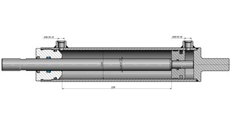 HYDRAULINEN OHJAUSSYLINTERI KOTELLO OEM-87337229