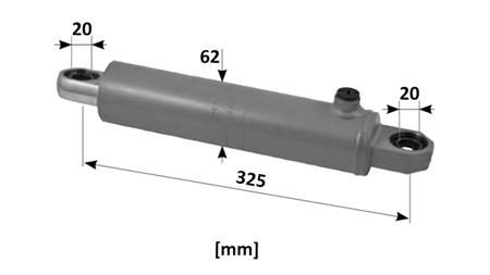 CYLINDER KIEROWNICZY HYDRAULICZNY SAME OEM-0.448.6342.4