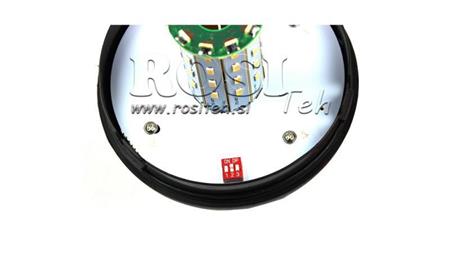 LUZ LED ROTATIVA MONTADA GOBICA 12V-24V