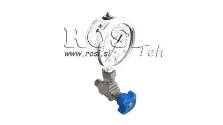 ZAWÓR HYDRAULICZNY DO MANOMETRU 90°