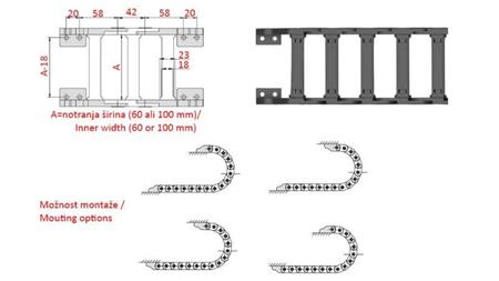 ELEMENT KOŃCOWY DO ŁAŃCUCHA CK25a