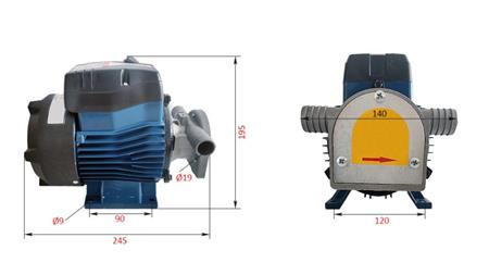 SÄHKÖPUMPPU 230V AC -1- 50 lit/min (3000 l/h)
