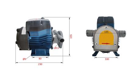 POMPA ELEKTRYCZNA 230V AC -3/4- 25 lit/min (1500 l/h)