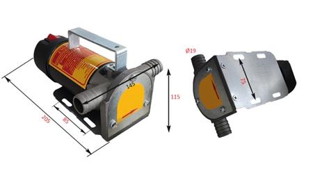 BOMBA ELÉCTRICA 12V DC -1- 50 lit/min (3000 l/h)