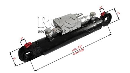 CILINDRO HIDRÁULICO 60/40-180 CON VÁLVULA ROTATIVA - ARADO PARA SUELO