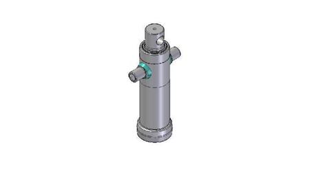 3021F -CYLINDER TELESKOPOWY STANDARD/OTWÓR 2 ETAPY SKOKU 495 ŚREDNICA 95