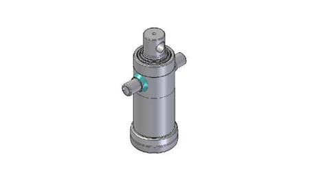 3033F -CYLINDER TELESKOPOWY STANDARD/OTWÓR 3 ETAPY SKOK 785 ŚREDNICA 112