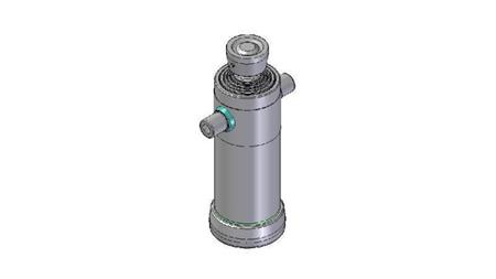 3058S - TELESCOPIC CYLINDER STANDARD/PALLON 5 VAIHEITA ISKU 1625 HALKAISIJA 152