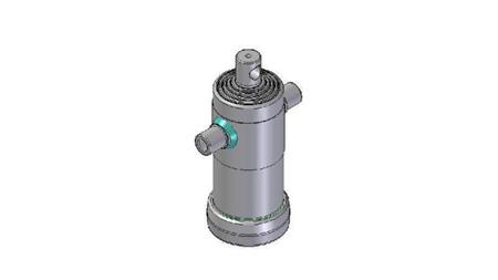 3093F - TELESCOPIC CYLINDER STANDARD/HOLE 5 STAGES TRAVEL 1190 FI 124