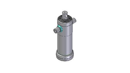 3095F - TELESCOPIC CYLINDER STANDARD/HOLE 5 STAGES STROKE 2140 FI 124