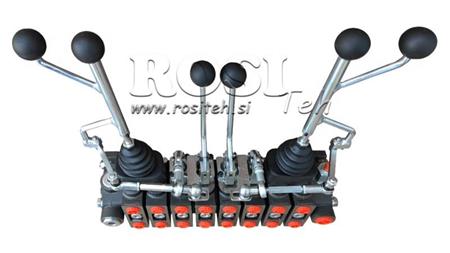 ZAWÓR HYDRAULICZNY HIAB 8xPC70 2X JOYSTICK EURO 3 POZ