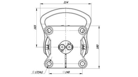 ROTADOR HIDRÁULICO 4500/2250 KG CON BRIDA