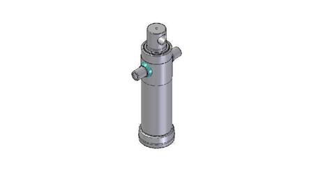 4021F -CYLINDER TELESKOPOWY STANDARD/OTWÓR 2 ETAPY SKOK 595 ŚREDNICA 106