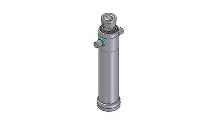 4030S -CYLINDER TELESCOPICZNY STANDARDOWY/KULOWY 3 ETAPY SKOK 2093 ŚREDNICA 124