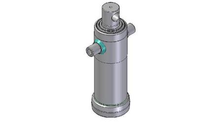4033F -CYLINDER TELESKOPOWY STANDARD/OTWÓR 3 ETAPY SKOK 893 ŚREDNICA 124
