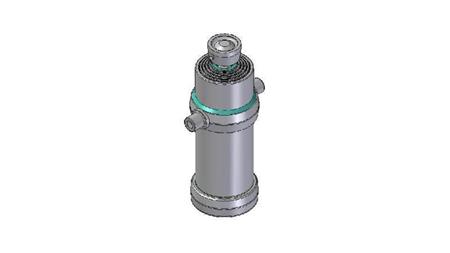 4052S -CYLINDER TELESCOPICZNY STANDARDOWY/KULOWY 5 ETAPÓW SKOK 2100 ŚREDNICA 190