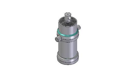 4061F -TELESCOPIC CYLINDER STANDARD/HOLE 6 STAGES STROKE 2525 FI 190
